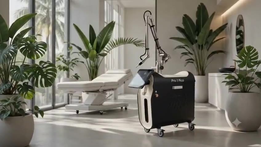 Pro 1 Pico laser platform in a modern treatment clinic